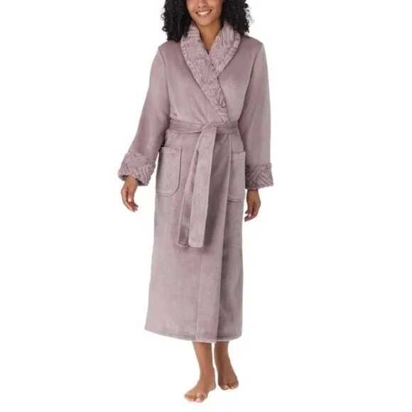 Carole Hochman Other - Carole Hochman Ladies’ Cozy Plush Robe, Purple/Lavender/Gray, Large NWT